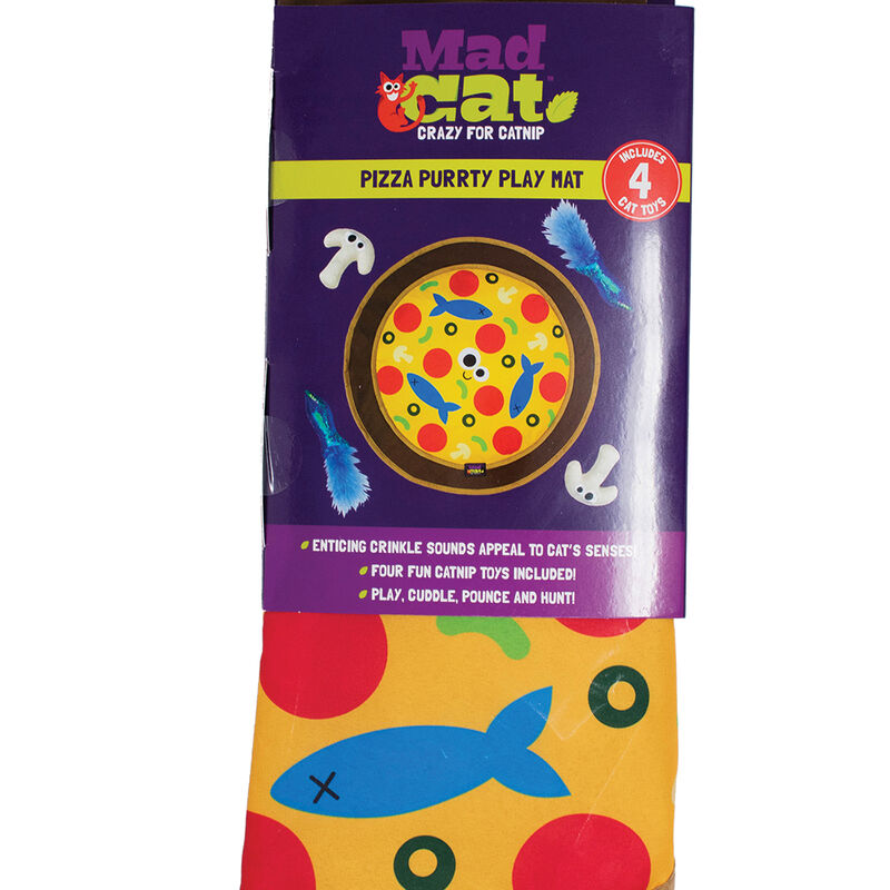 Mad Cat, Pizza Purrty Play Mat image number null