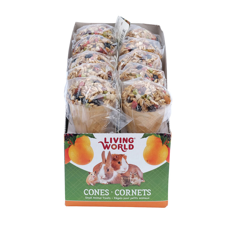 Living World, Small Animal Cone - Fruit - 45 g image number null