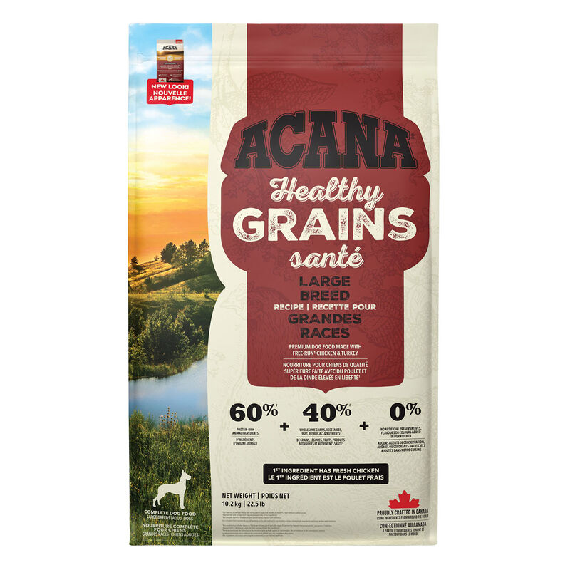 Acana, Adult LB - Healthy Grains - 10.2 kg - Dry Dog Food image number null