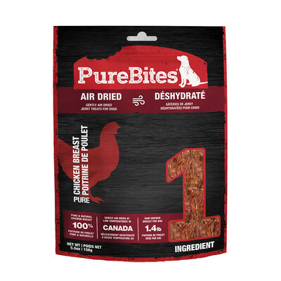 PureBites, Mid Size Dog Treats - Chicken Jerky - Freeze Dried Dog Treat