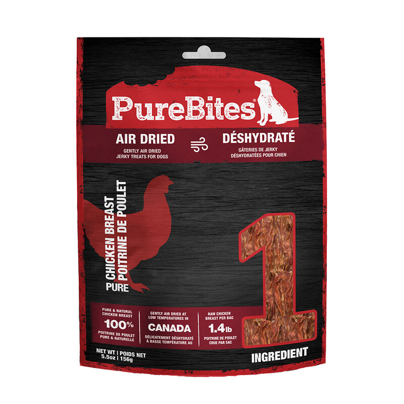 PureBites, Mid Size Dog Treats - Chicken Jerky - Freeze Dried Dog Treat image number null