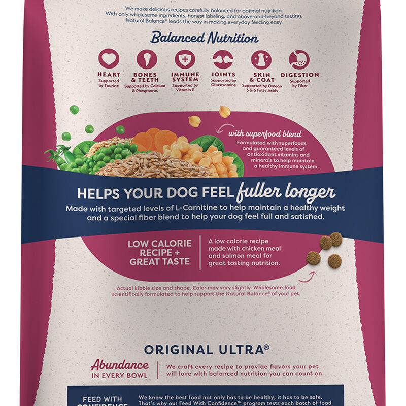 Natural Balance, Adult - Ultra Fat Dogs - Dry Dog Food image number null