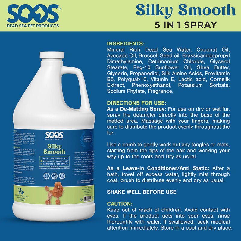 Soos, Silky Smooth 5-in-1 Leave-in Conditioning Spray image number null