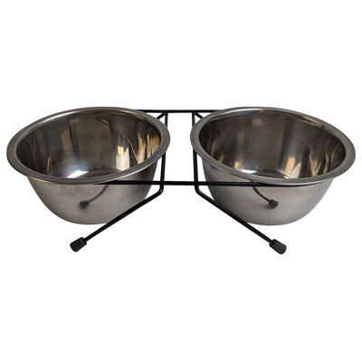 Brigade, Double Stainless Steel Bowls