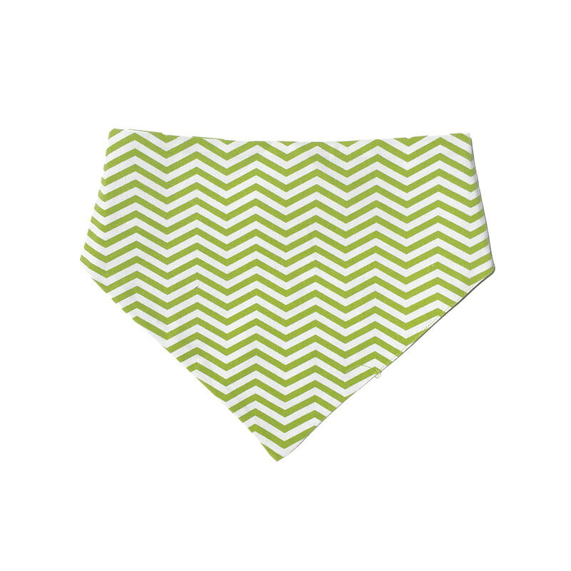 Uptown Pups, Bandana Reversible - Green & White image number null