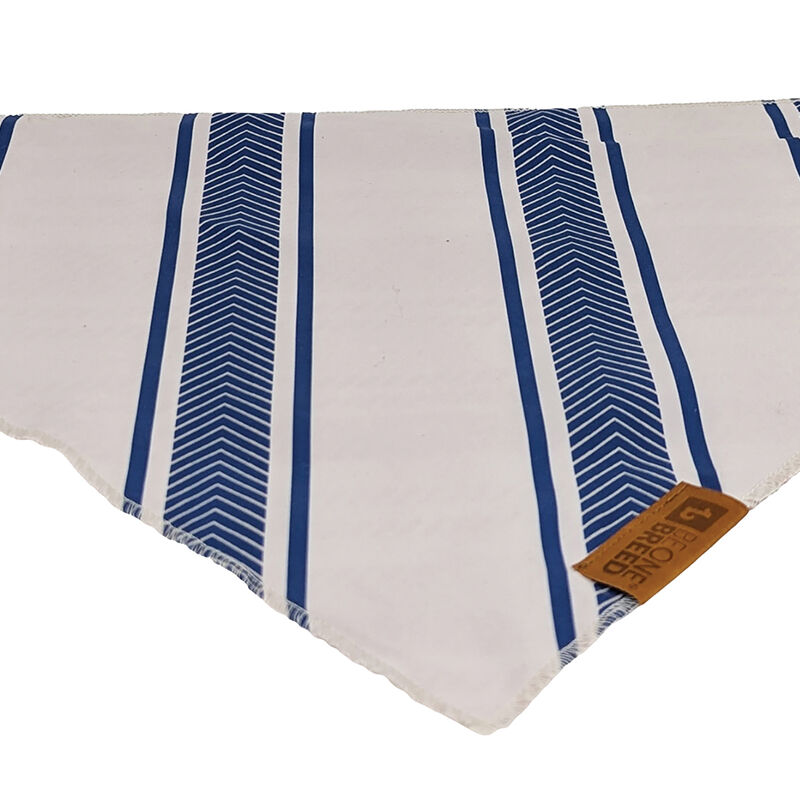 BeOneBreed, Reversible Bandana - Red/Blue Stripes image number null