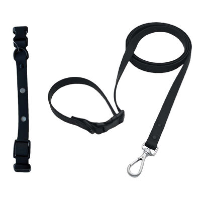 Meow & Woof, Collar & Leash Set - Black