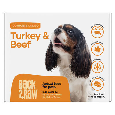 Back2Raw, Complete - Turkey & Beef - 12 x 1 lb