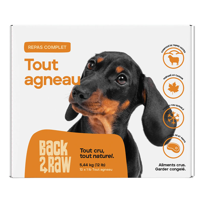 Back2Raw, Complete, Patty - Lamb , 5.44 kg - (12x0.45kg) image number null