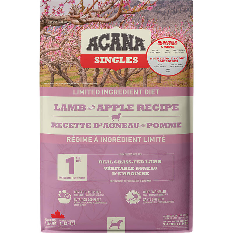 Acana, Adult - Singles Lamb & Apple - Dry Dog Food image number null