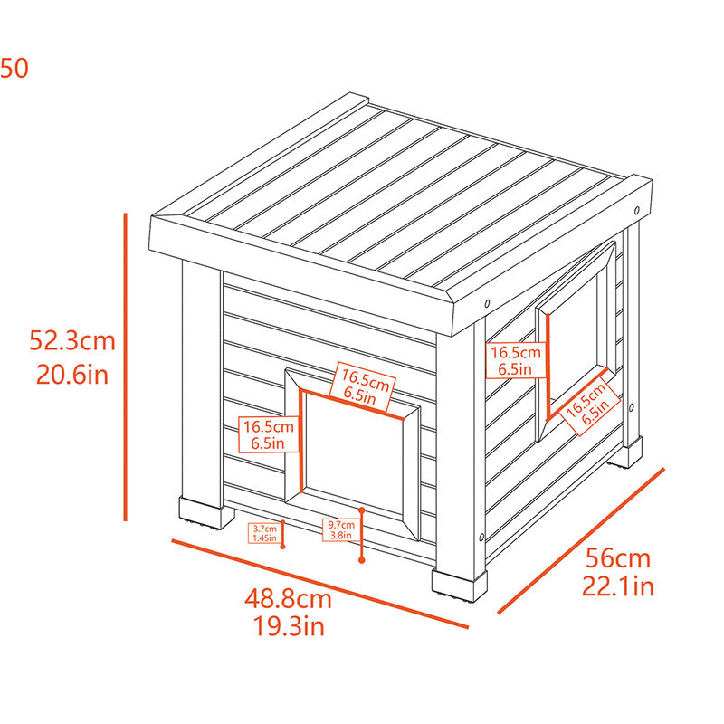 New Age Pet, Outdoor Cat Shelter - Maple image number null