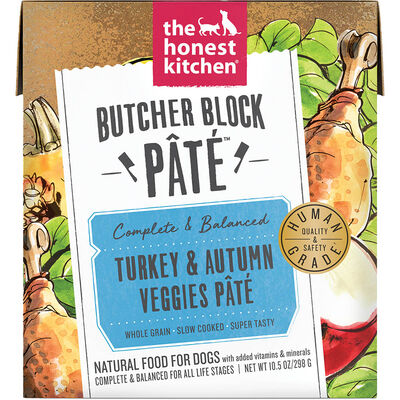 The Honest Kitchen, Butcher Block Pate, Turkey & Veggies - Wet Dog Food
