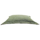 Reversible Faux Leather Cloud Pillow - Green - Med image number null