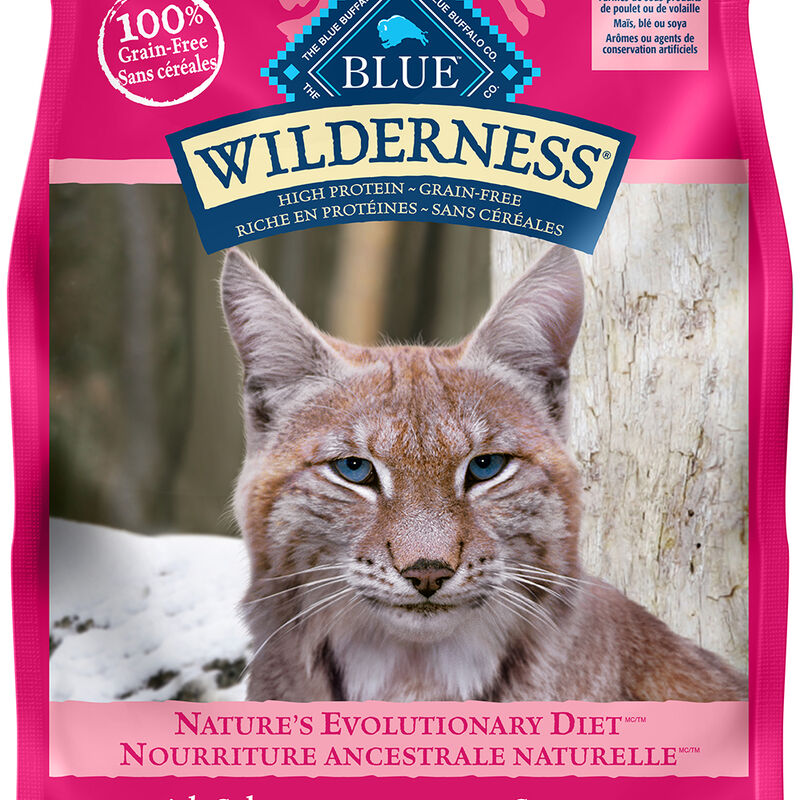 Blue Buffalo, Feline Adult - Wilderness - Salmon - 2.2 kg - Dry Cat Food image number null