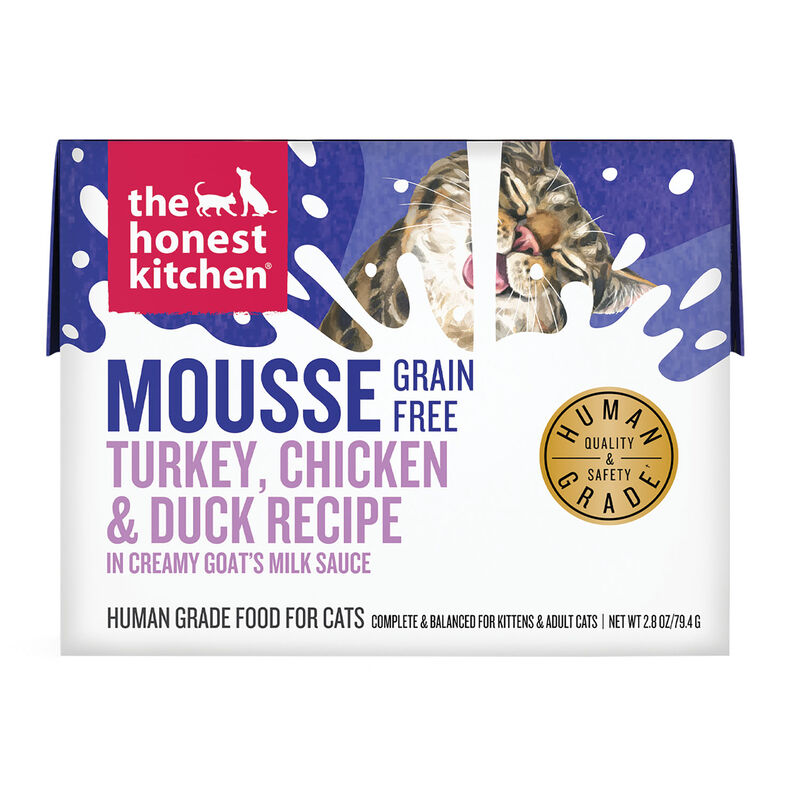 The Honest Kitchen, Mousse - Grain Free Turkey, Chicken, & Duck Recipe in Creamy Goat's Milk Sauce - image number null