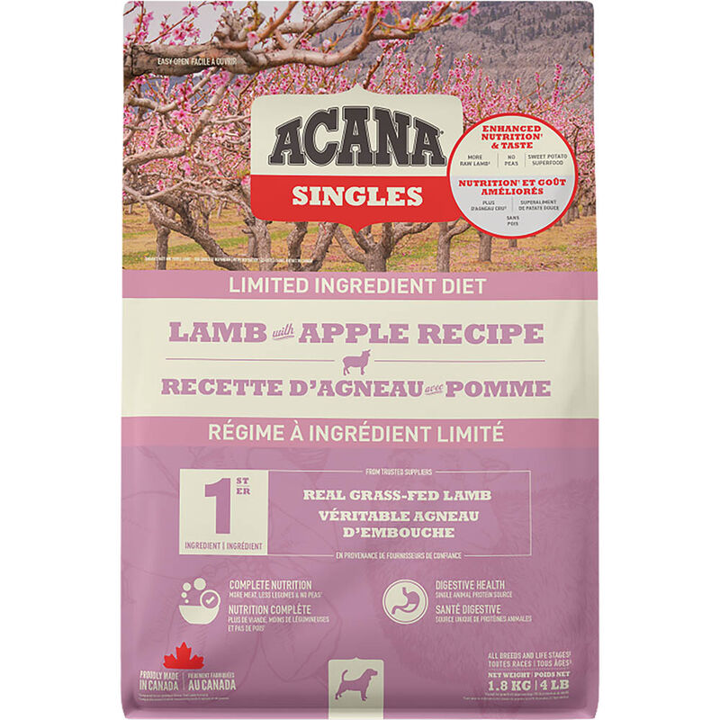 Acana, Adult - Singles Lamb & Apple - Dry Dog Food image number null