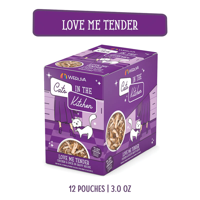 Weruva, Can Feline  - Love Me Tender-Chicken&Duck-85g - Shreds - Wet Cat Food image number null