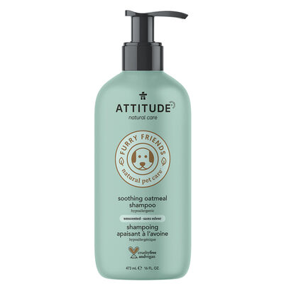 Furry Friends - Natural Pet Care, Soothing Oatmeal Shampoo - Unscented - 473 ml