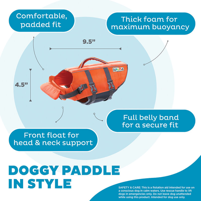Outward Hound, Granby Splash Life Jacket - Orange image number null