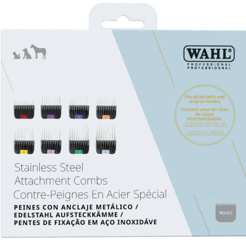 KM Series Steel Attachment Comb Set - 8pc image number null
