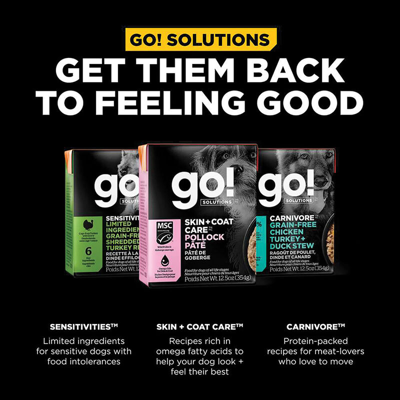 GO! SOLUTIONS, SKIN + COAT CARE Pollock PÃ¢tÃ© for dogs image number null