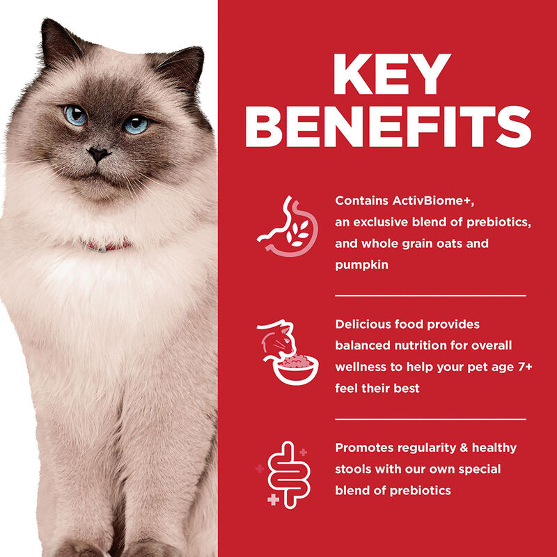 Science Diet, Feline Adult 7+ - Perfect Digestion Chicken - Dry Cat Food image number null