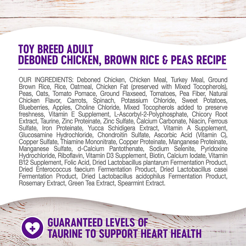 Wellness, Dog Toy Breed Adult - Dry Dog Food image number null