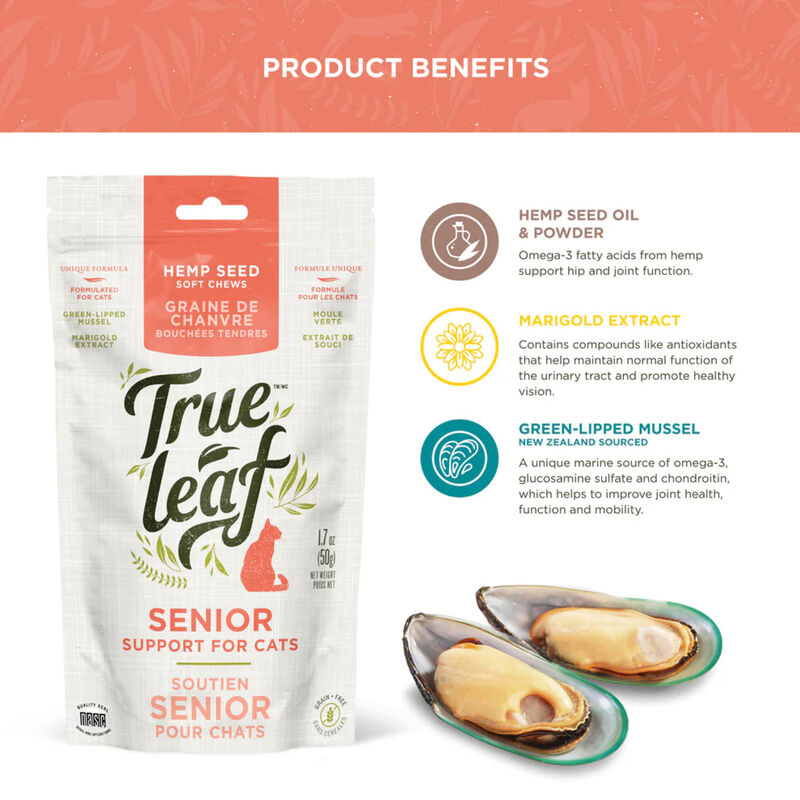 True Leaf, Senior Cat Support Chews image number null
