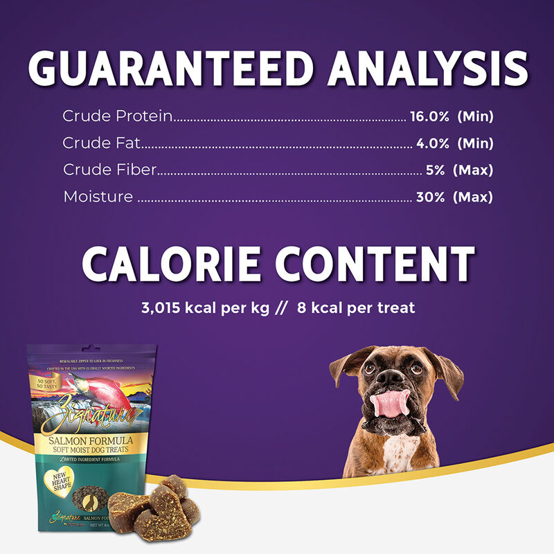 Zignature, Soft Moist Treats - Limited Ingredient - Grain Free - Salmon 113 g image number null