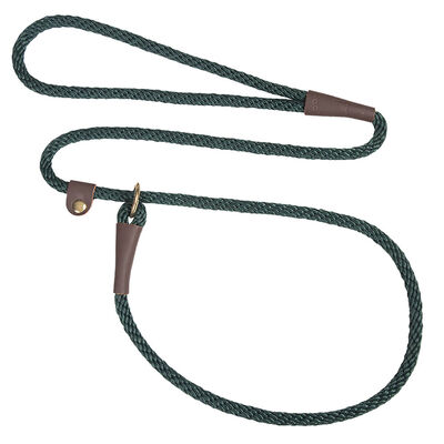 Mendota, Small Slip Lead - Hunter Green - 3/8" Width