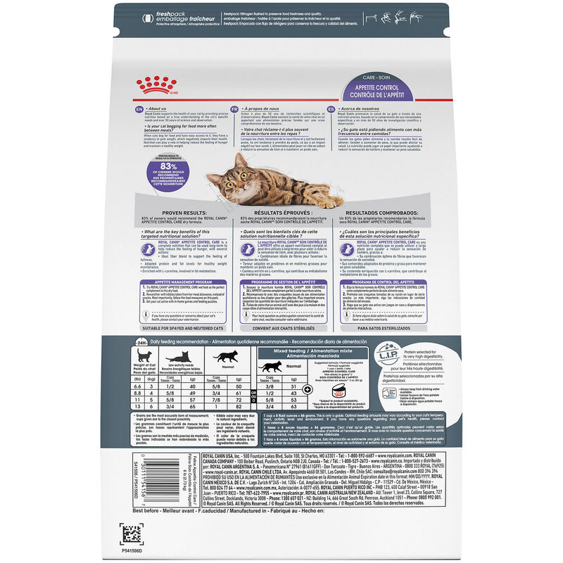 Royal Canin, Feline Care Nutrition Appetite Control - Adult - Dry Cat Food image number null
