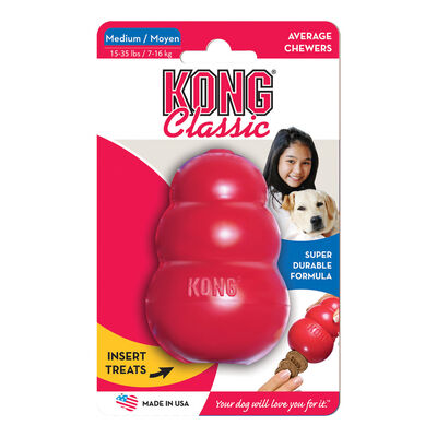 KONG, Classic - Red - Chew Dog Toy