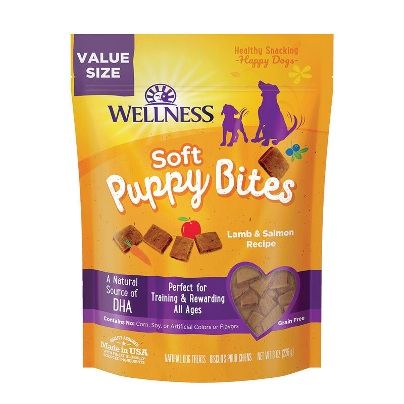 Wellness, Puppy Soft Bites - Lamb & Salmon - 227 g - Dog Treat image number null