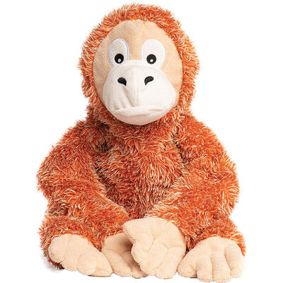 FabDog, Fluffy Dog Toy - Orangutan