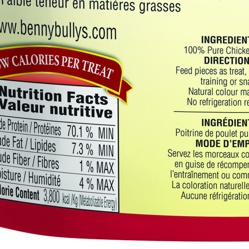 Benny Bully's, Feline Chicken Breast Chops - 20 g - Cat Treat image number null