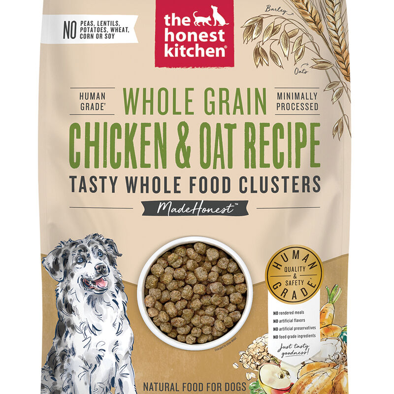 The Honest Kitchen, Whole Food Clusters, Whole Grain Chicken & Oat Recipe - Dry Dog Food image number null