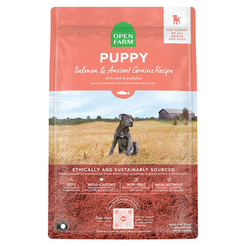Puppy Salmon & Ancient Grains Recipe - 9.98 kg - Dry Dog Food image number null