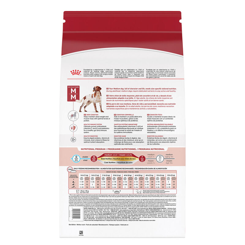 Royal Canin, Adult - Size Health Nutrition - Medium - Dry Dog Food image number null