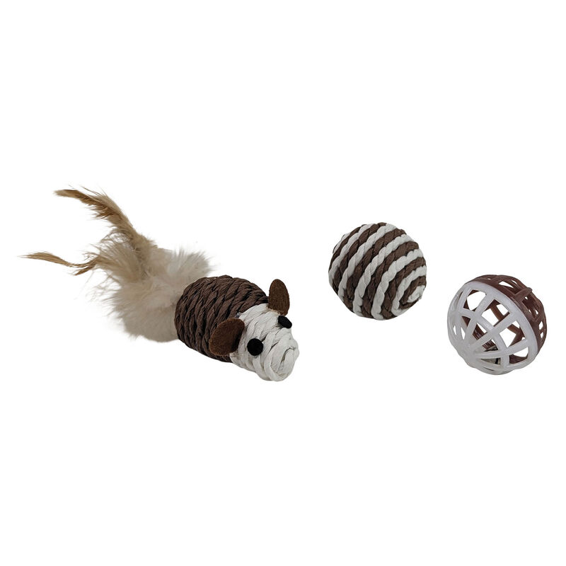 Zoom Toys, Catnip Cat Toy Trio image number null