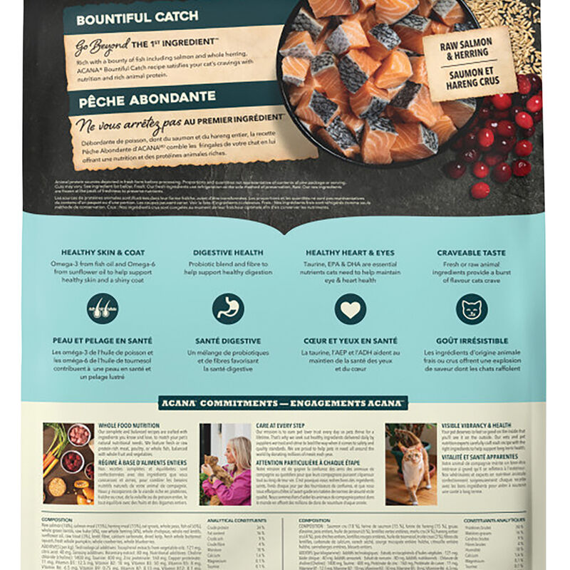 Acana, Feline Adult - Bountiful Catch - Dry Cat Food image number null
