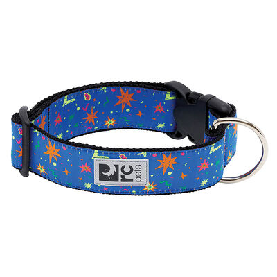RC Pets, Wide Clip Collar - Popstar - Medium - Dog Collar