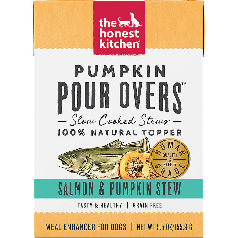 The Honest Kitchen, Pumpkin Pour Overs, Salmon Stew - Wet Dog Food image number null