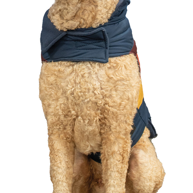 Canada Paws, Chevron Coat - Navy - Dog Coat image number null
