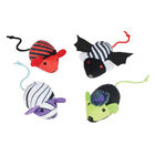 Hotel Doggy, Halloween Mouse Feline Toy - 4 pk - Chase Cat Toy image number null