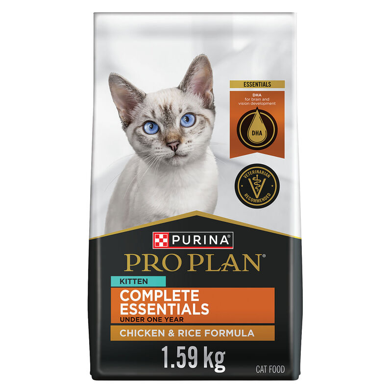 Pro Plan, Complete Essentials Chicken and Rice Formula - Dry Kitten Food image number null