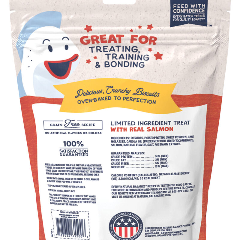 Natural Balance, Limited Ingredient Dog Treats Small Breed, Sweet Potato & Fish - Dog Biscuit image number null
