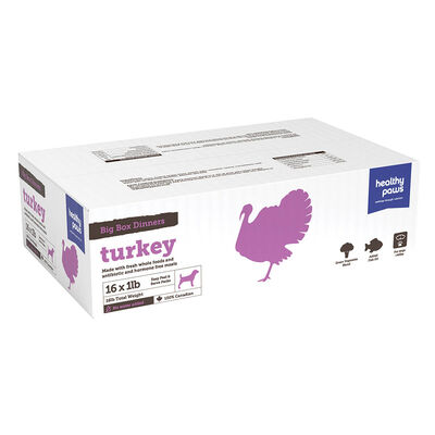 Healthy Paws, Big Box Dinner, Turkey - 16 lb