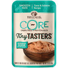 Wellness, Pouch, Feline Adult - Core Tiny Tasters - Tuna & Salmon - 50 g - 12 pk - Wet Cat Food image number null