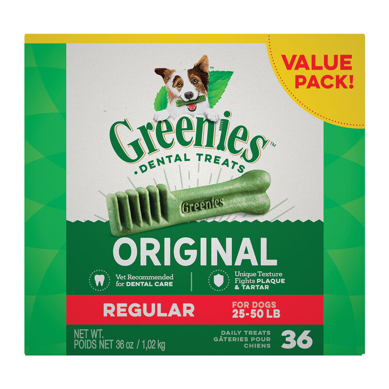 Greenies, Treat Tub - Regular - 1020 g - Dog Treat image number null