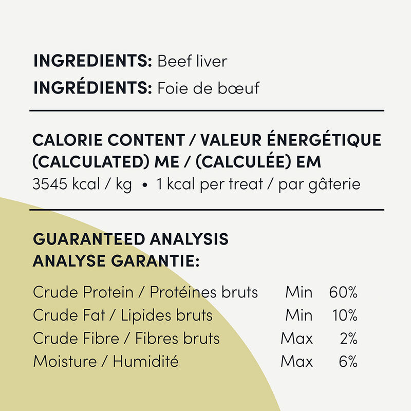 Crumps' Naturals, Mini Trainers Freeze Dried Beef Liver - Freeze Dried Dog Treat image number null